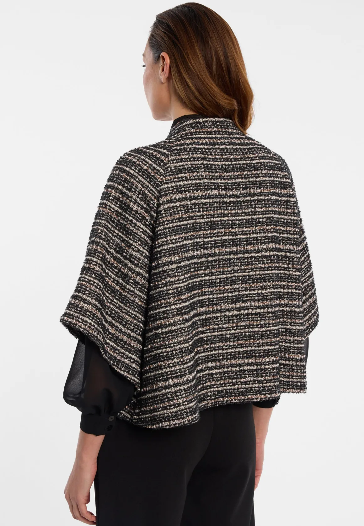 Bouclé-Capejacke Enalia
