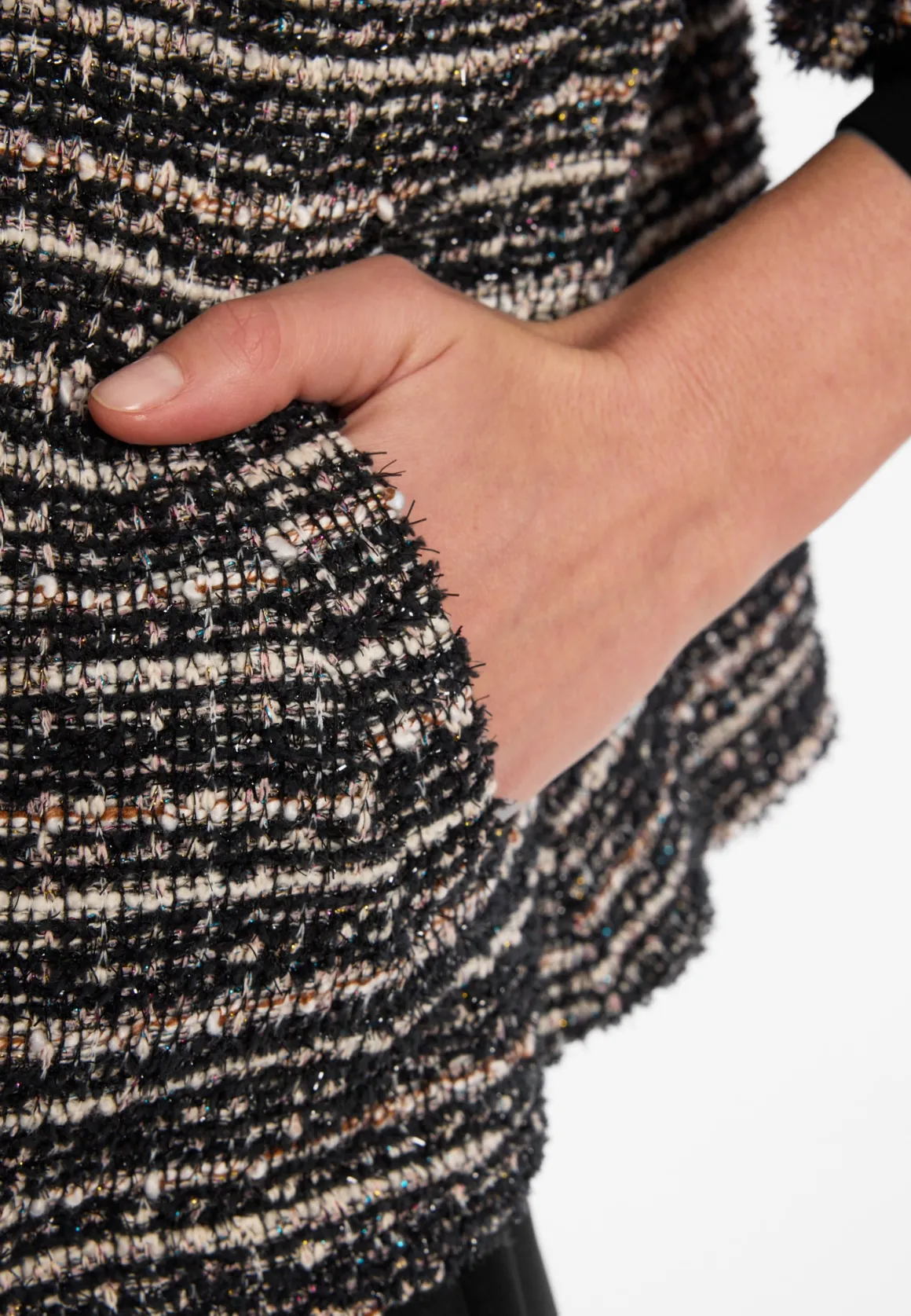 Bouclé-Capejacke Enalia