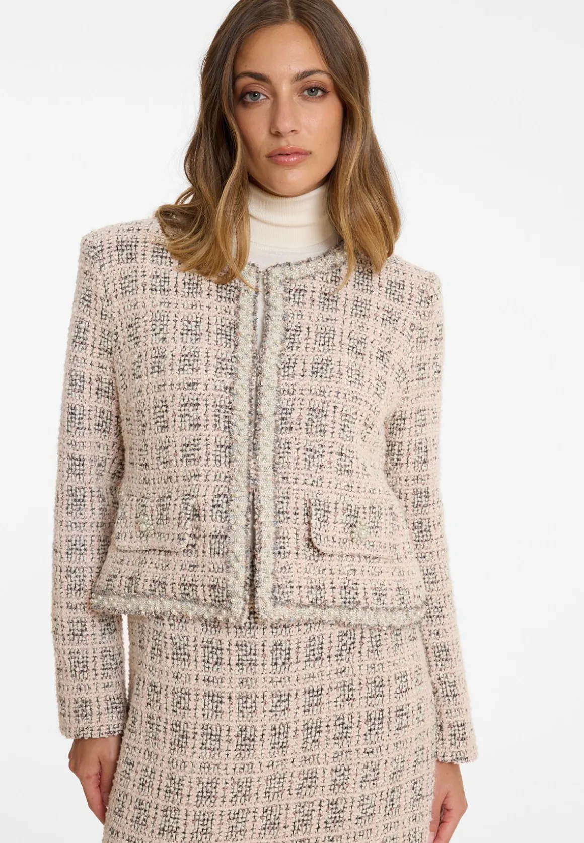 Bouclé Jacke Abjana