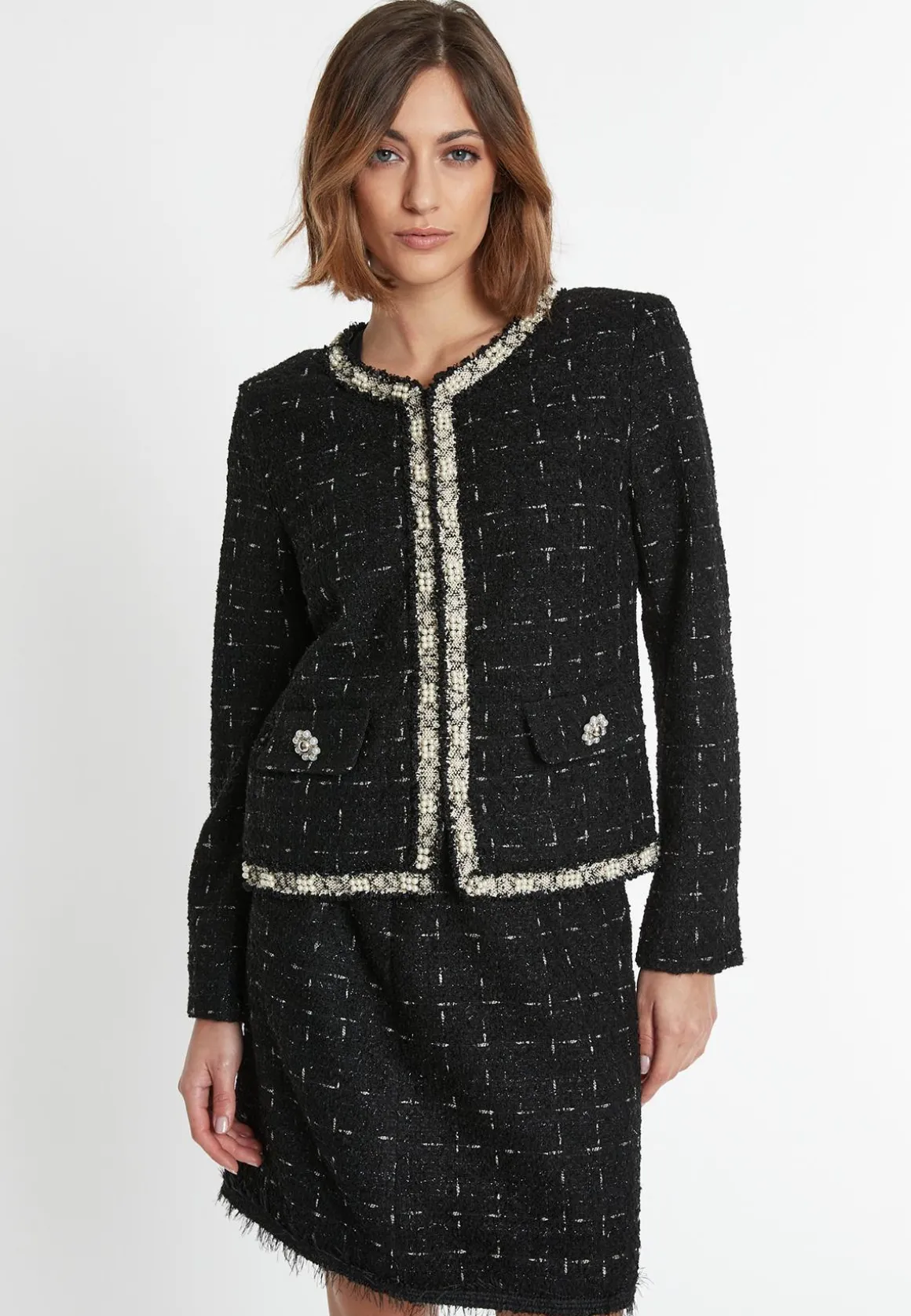 Bouclé Jacke Sadea
