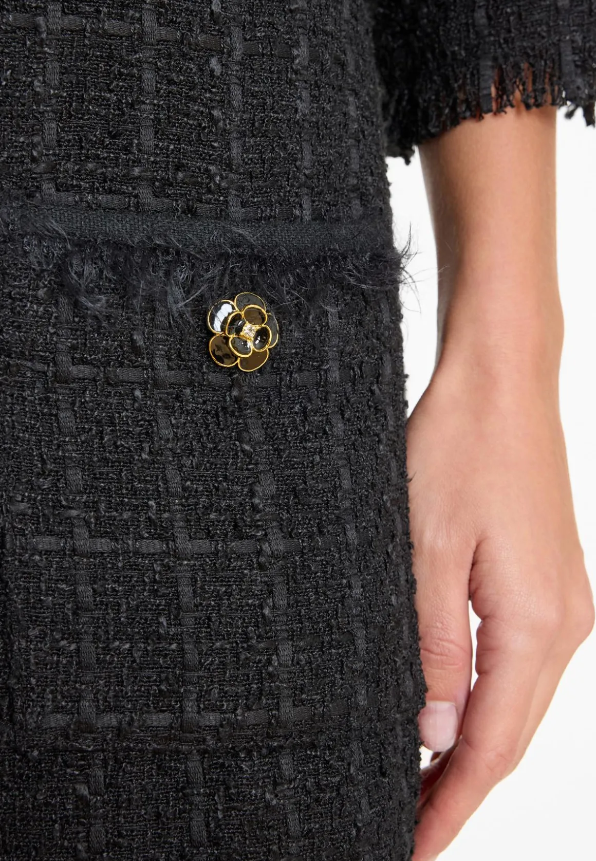 Bouclé Kleid Abena