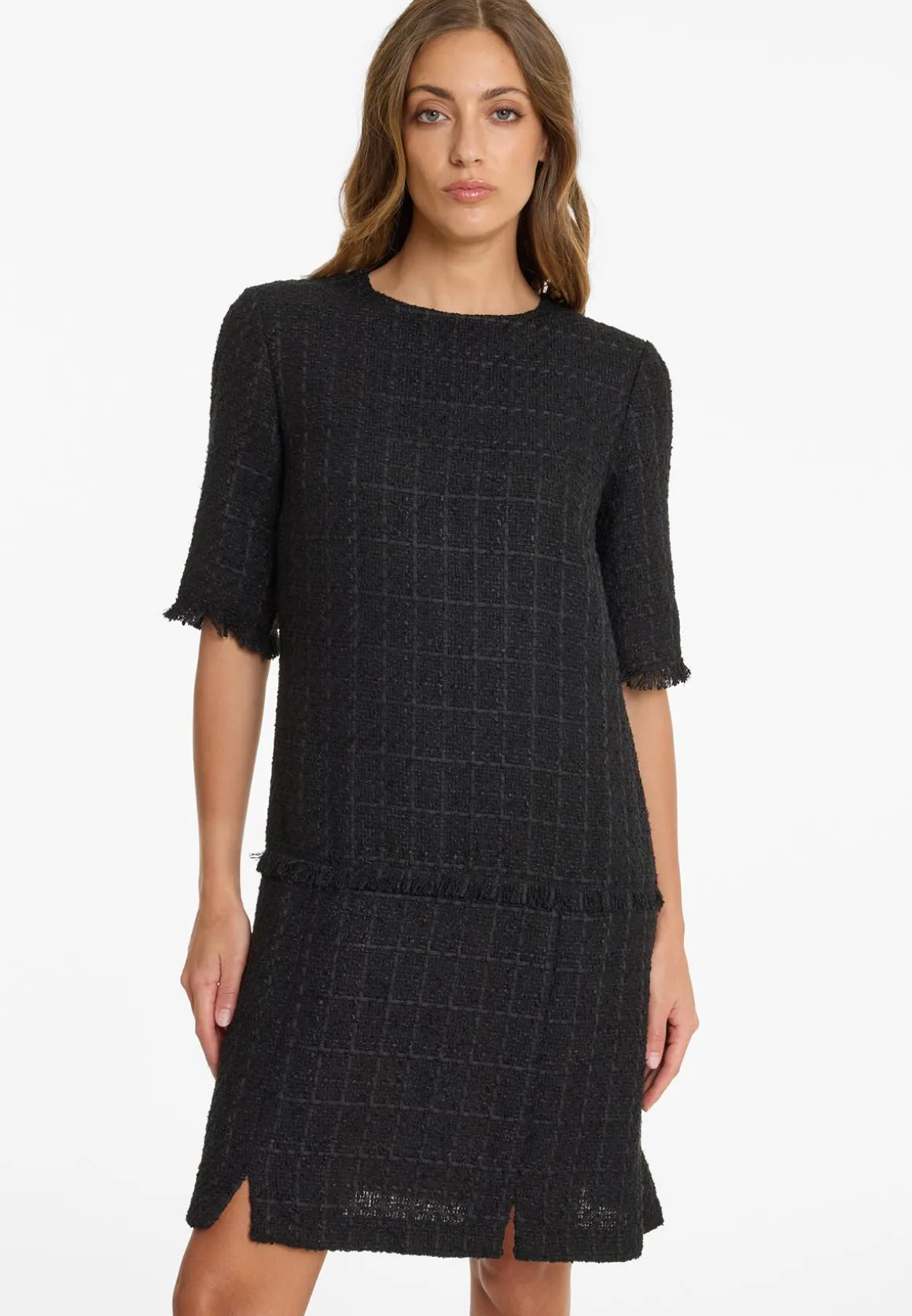 Bouclé Kleid Abesi