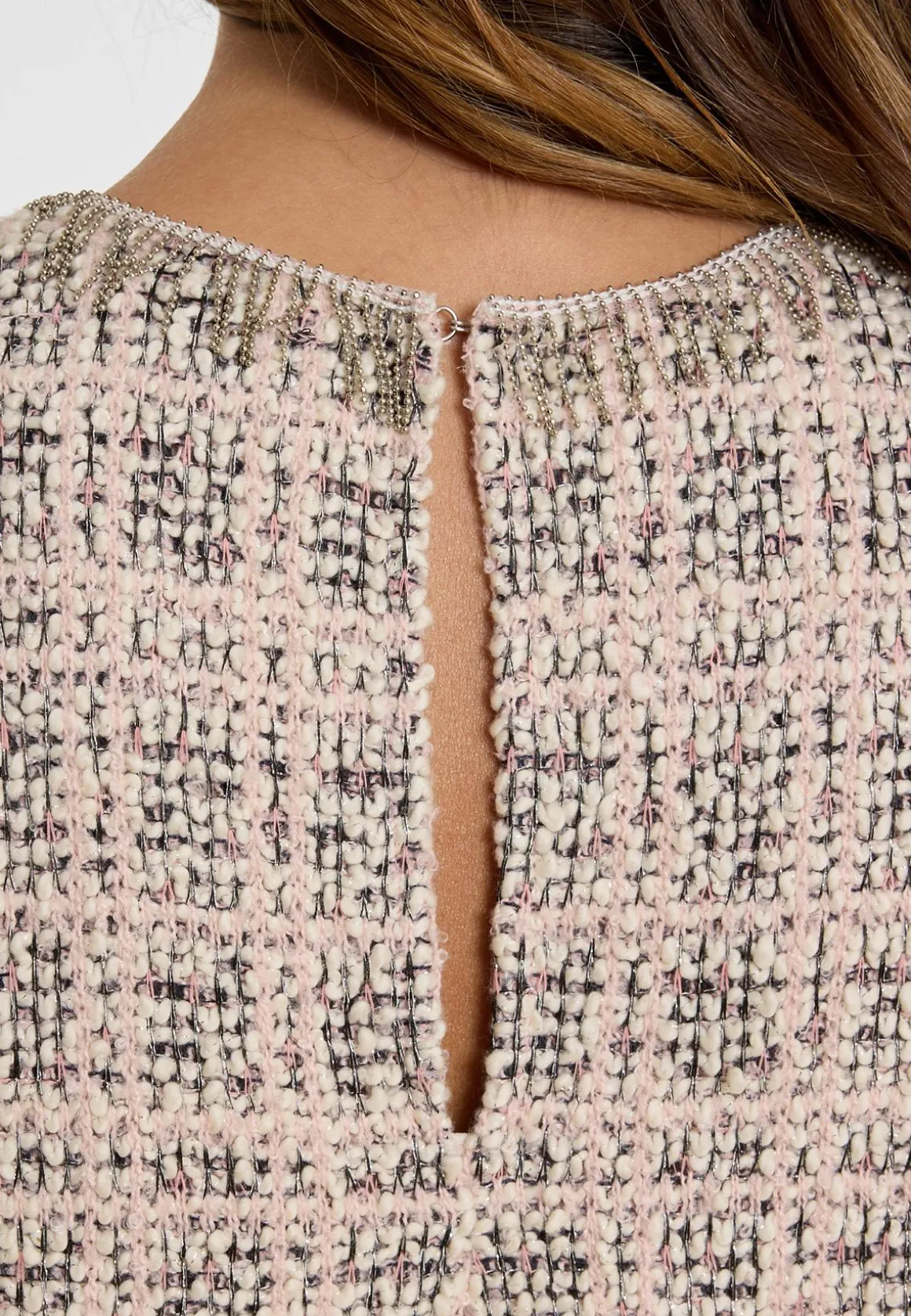 Bouclé Kleid Abjasa