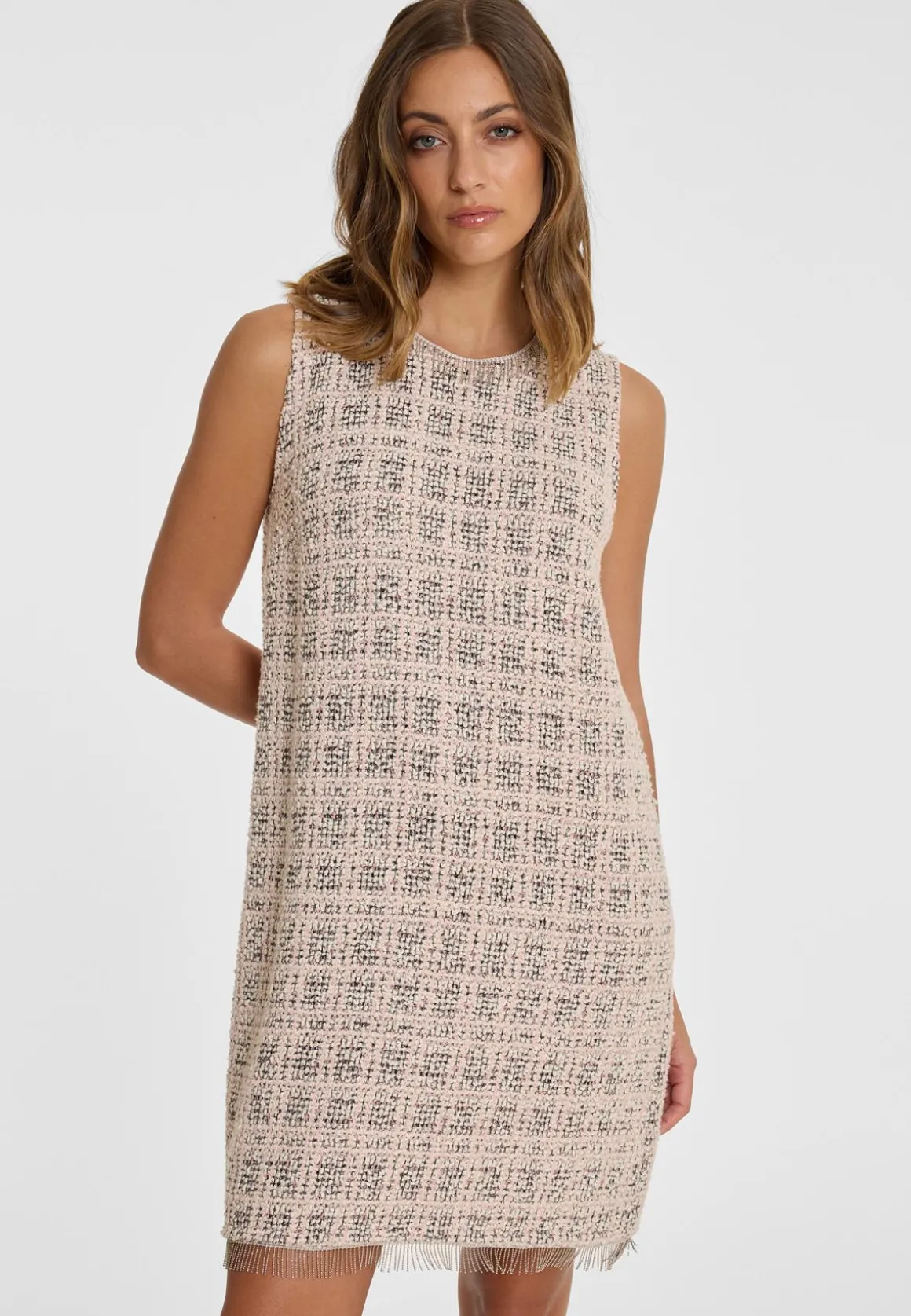 Bouclé Kleid Abjasa