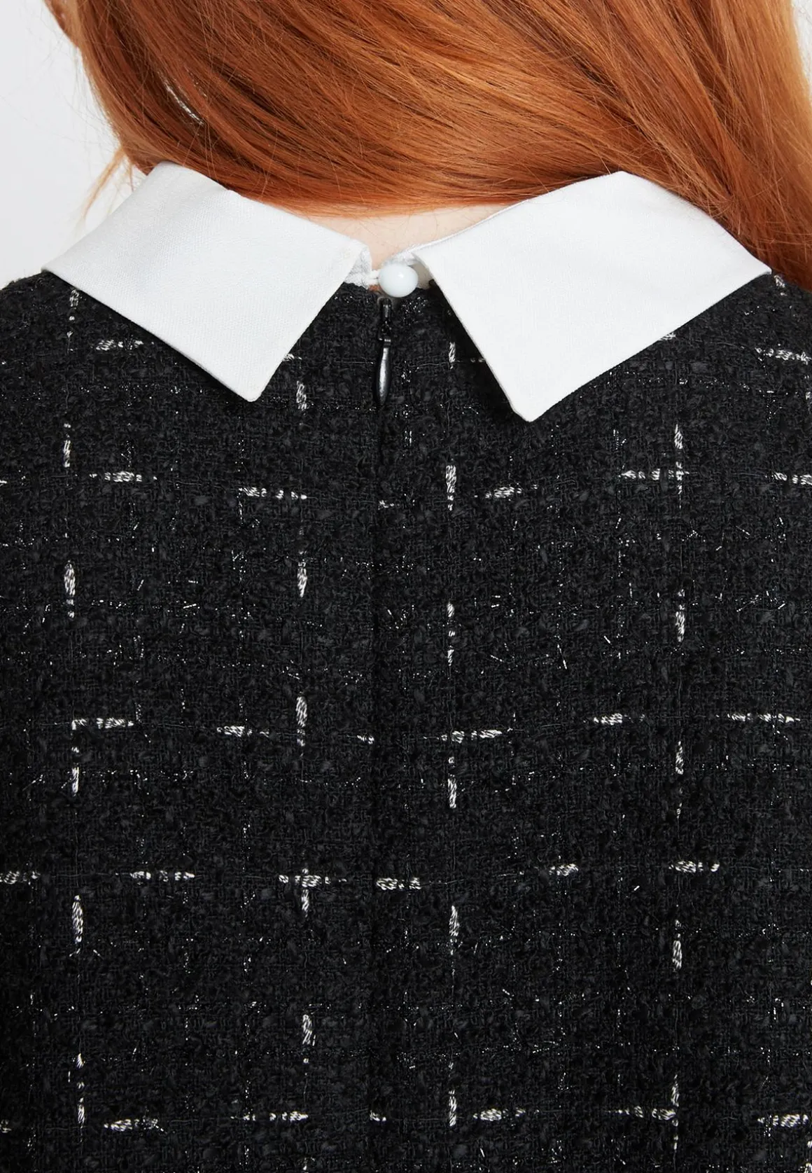 Bouclé Kleid Sadora