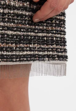 Bouclé Kurzarmkleid Enalora