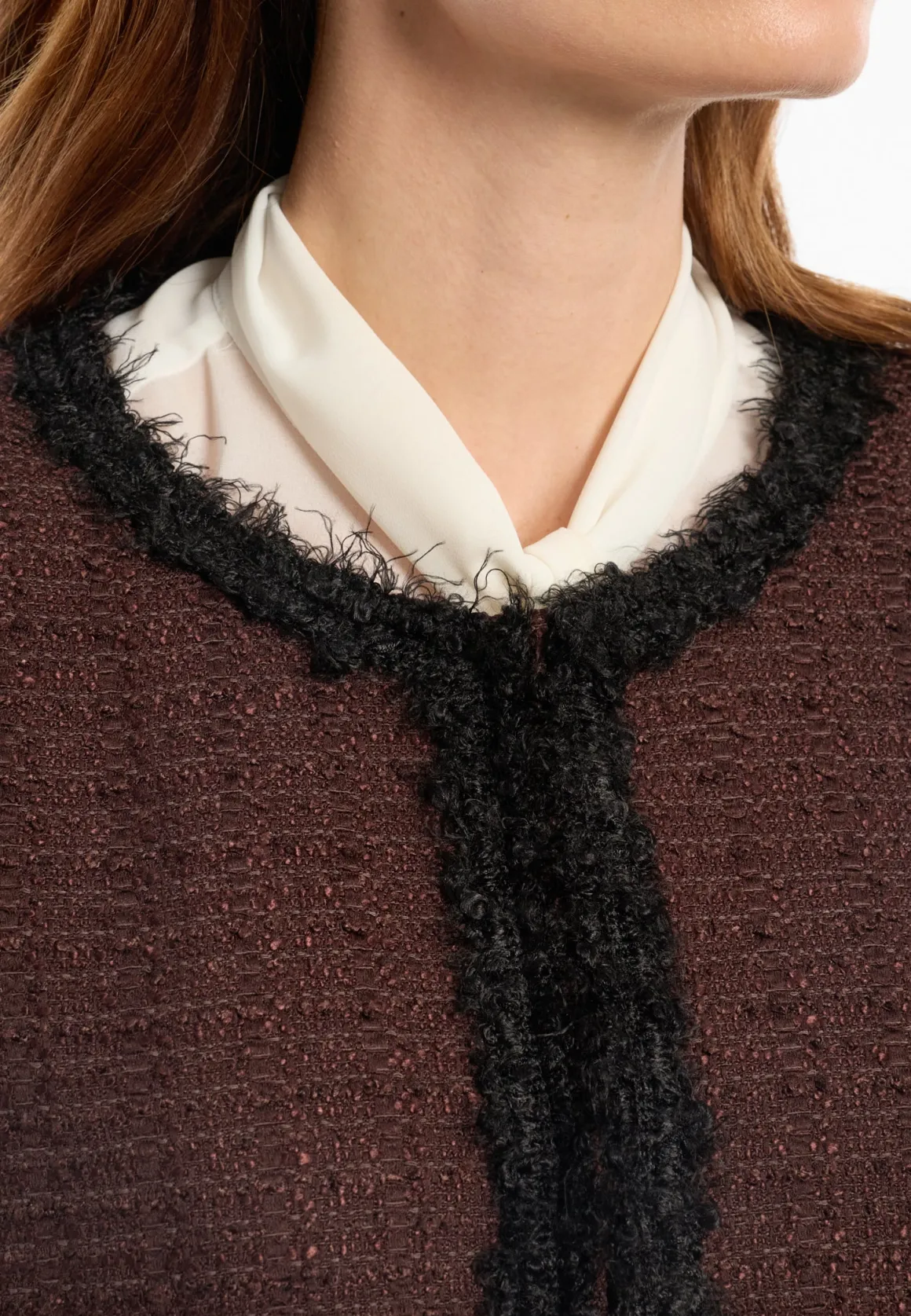 Bouclé-Kurzjacke Enanoris