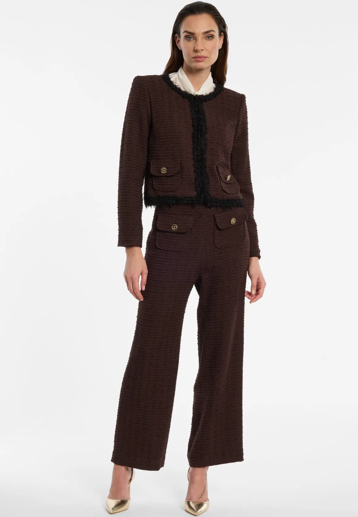 Bouclé-Kurzjacke Enanoris
