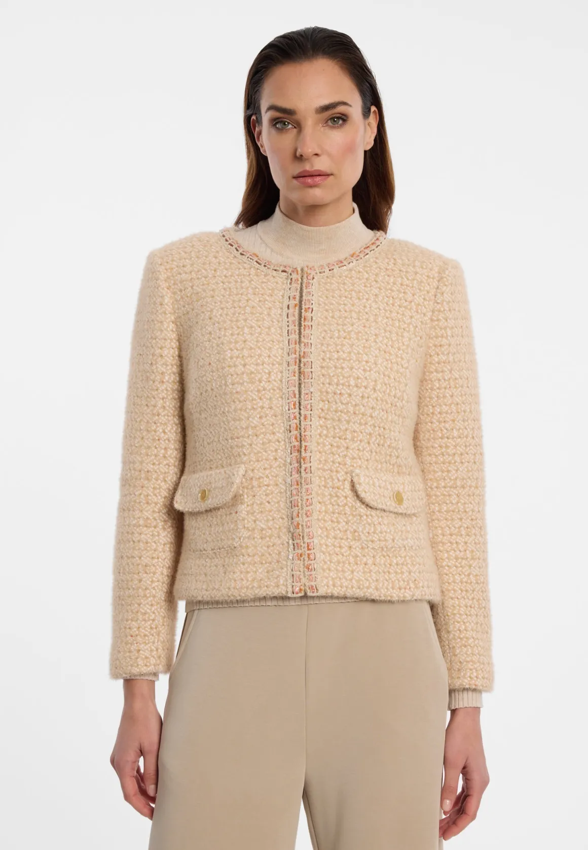 Bouclé-Kurzjacke Enaroraa