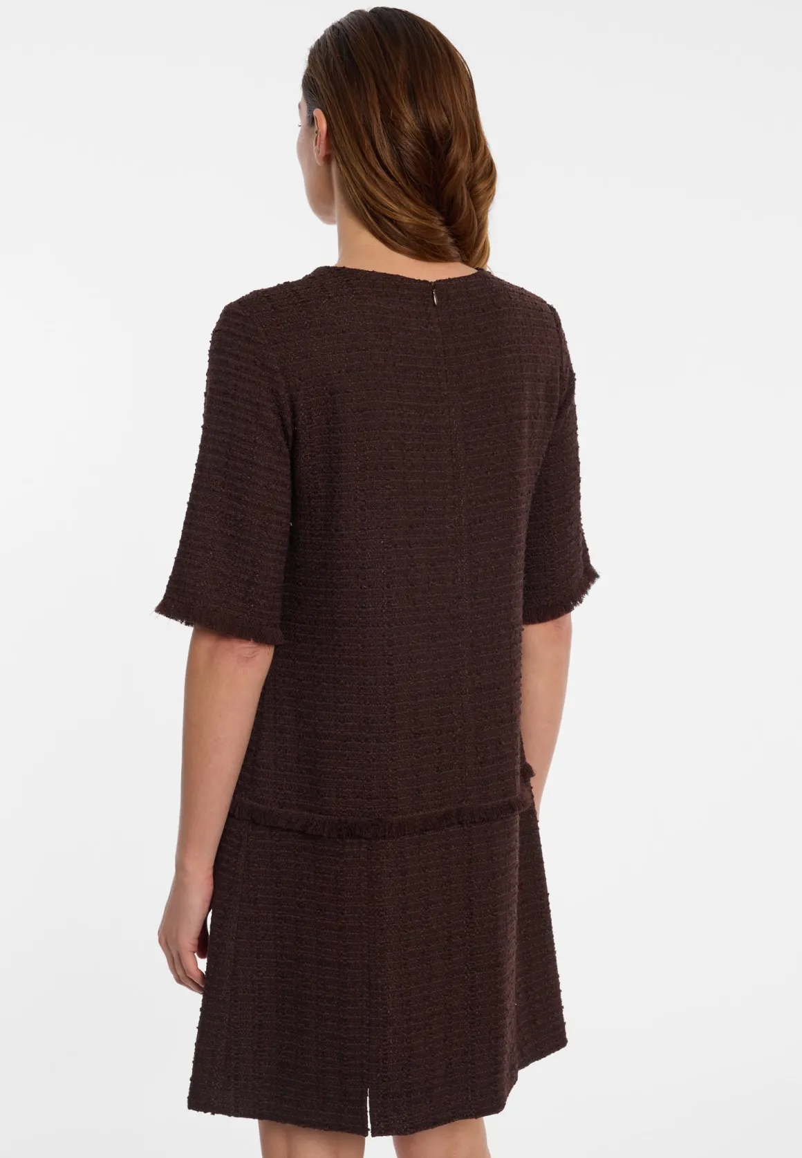 Bouclé-Shiftkleid Enarae