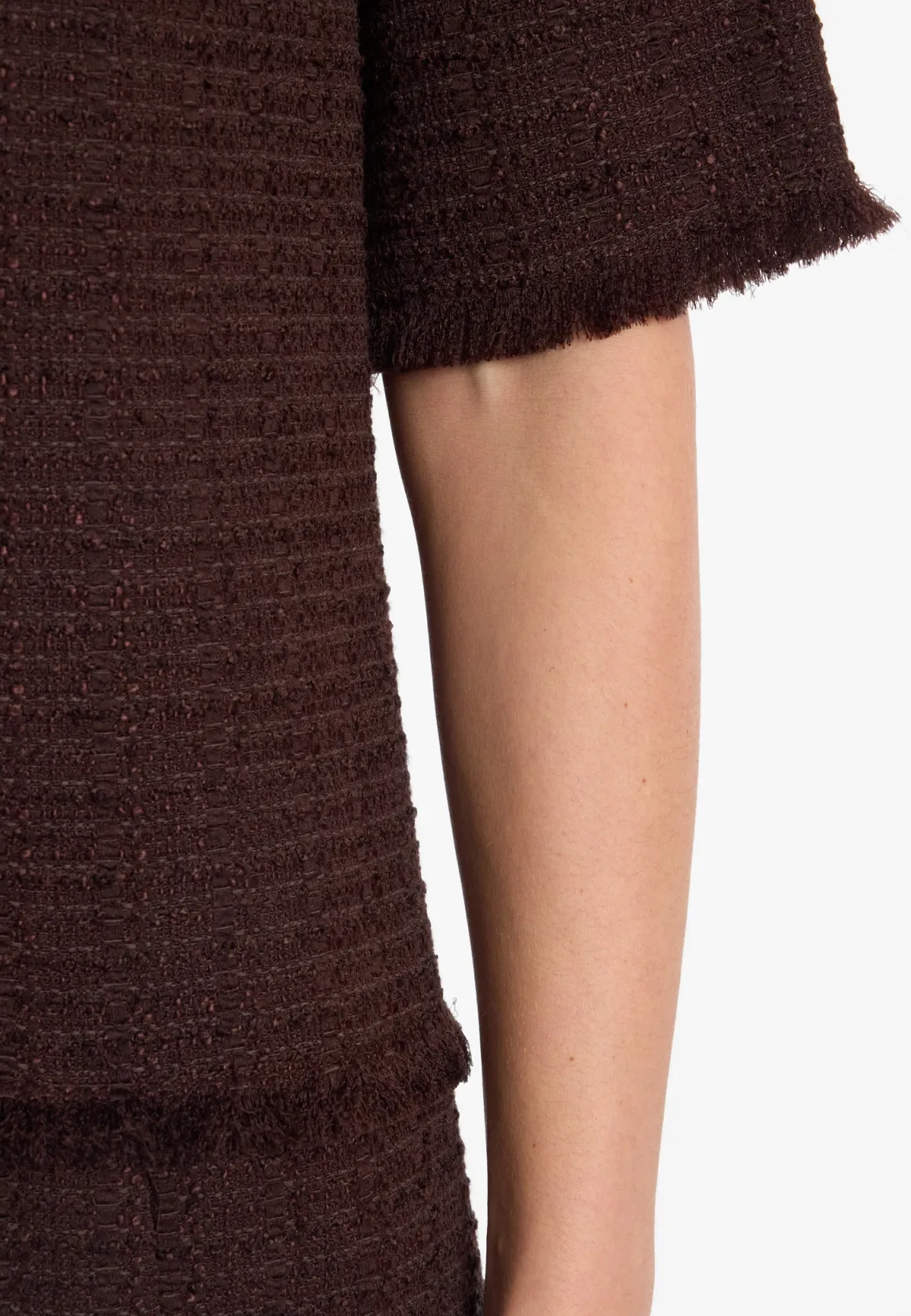 Bouclé-Shiftkleid Enarae