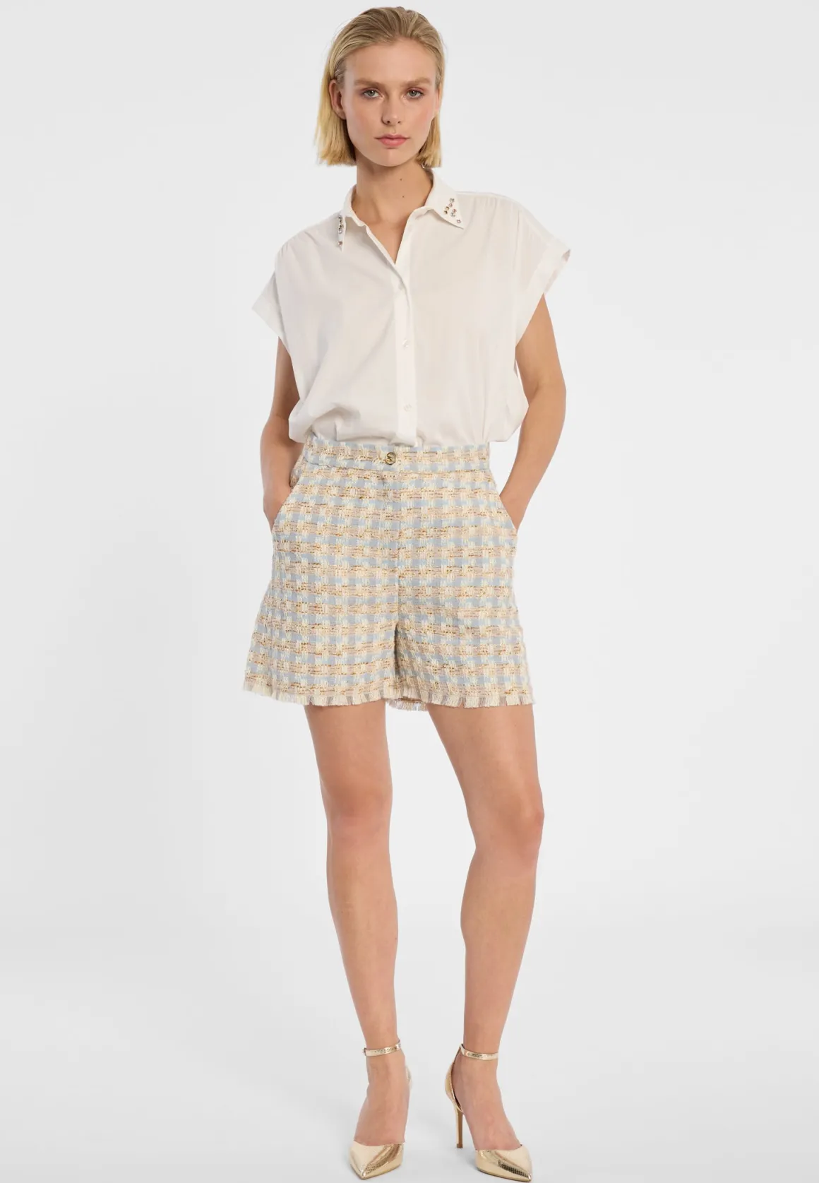 Bouclé Shorts Ditah