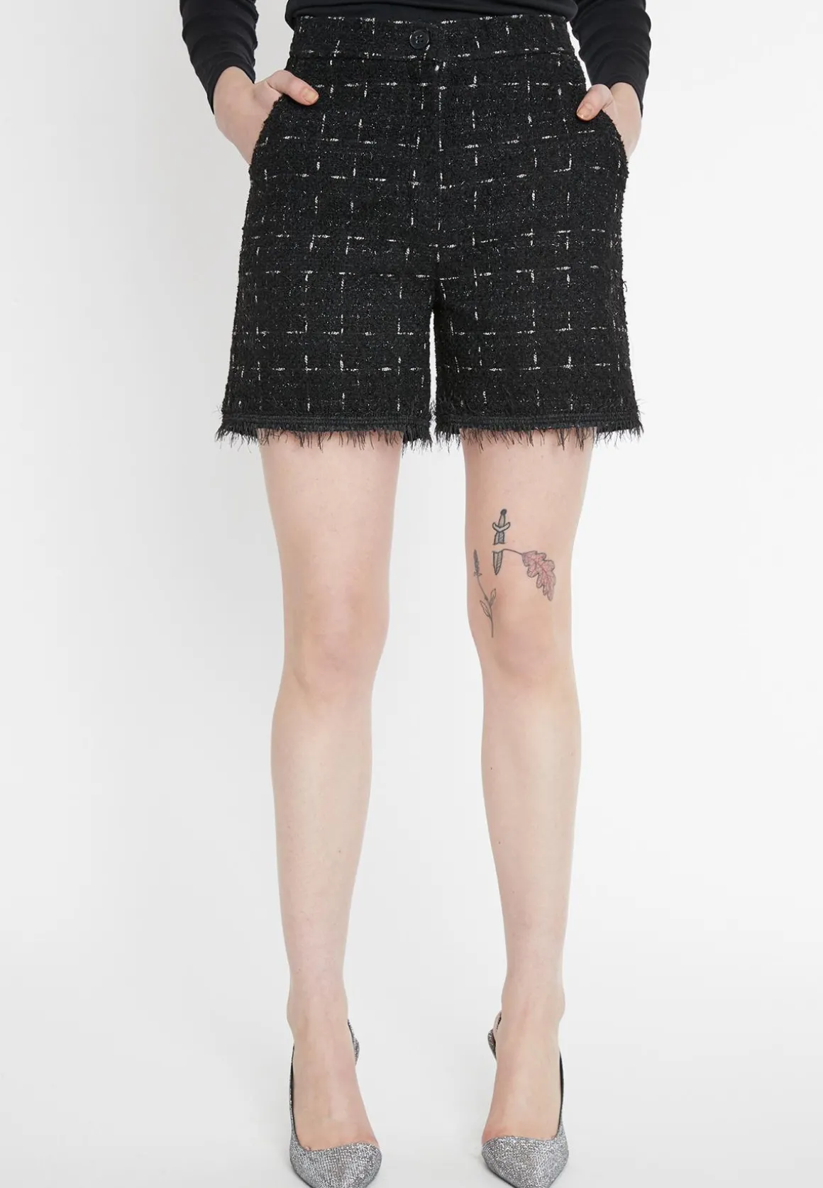 Bouclé Shorts Sadena