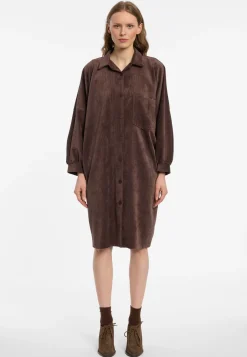Cord-Hemdblusenkleid Enlivao
