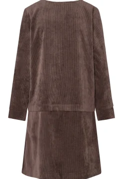 Cord-Kleid mit Faltenrock Enlivea