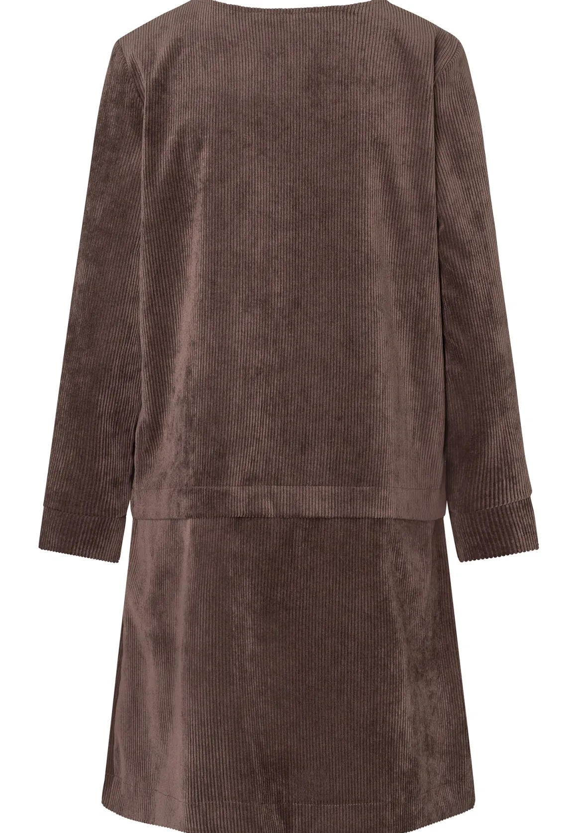 Cord-Kleid mit Faltenrock Enlivea