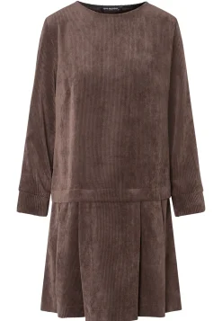 Cord-Kleid mit Faltenrock Enlivea