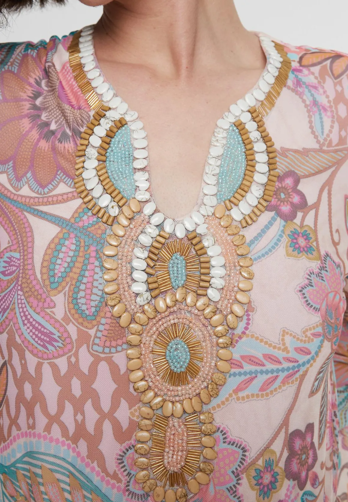 Kaftankleid Pelaroly