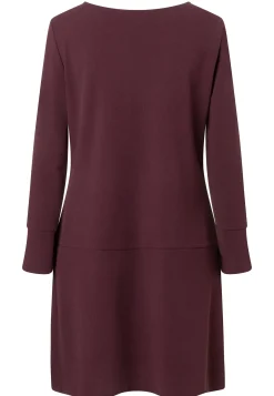 Krepp-Kleid mit Faltenrock Edria