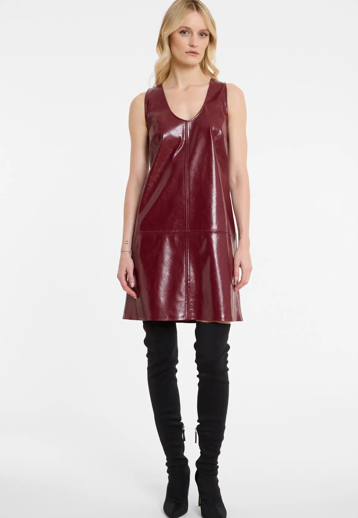 Kunstlederkleid Aciry