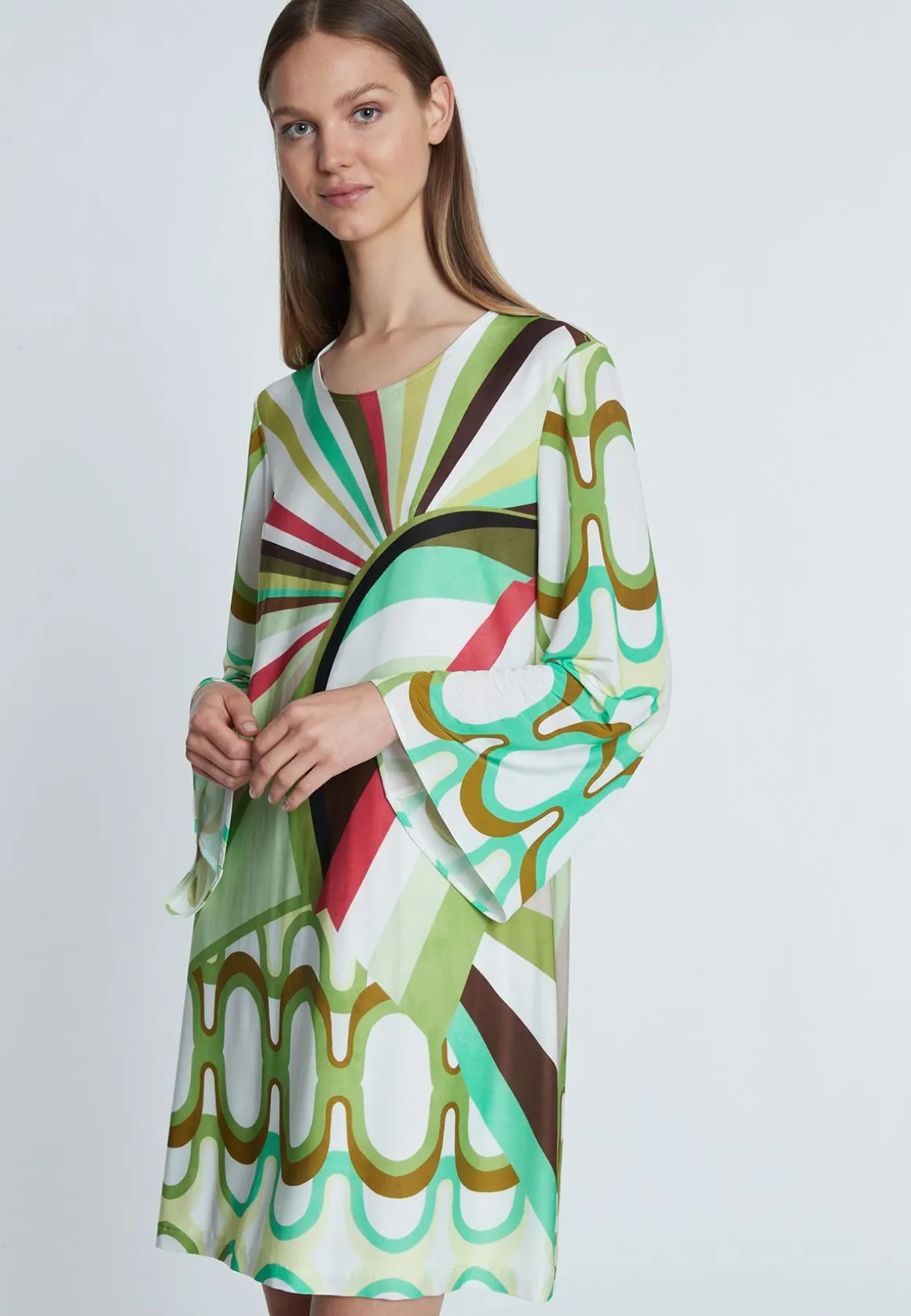 Langarmkleid Rihaba