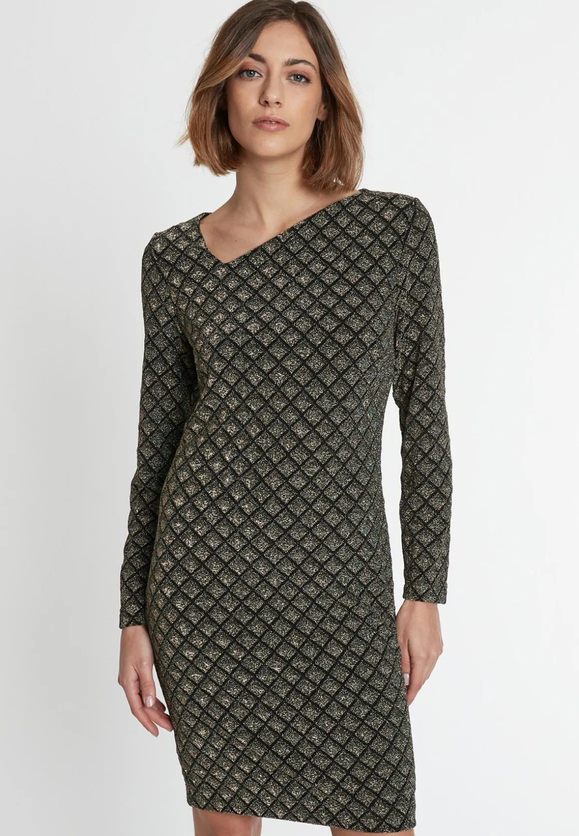 Langarmkleid Sakyra