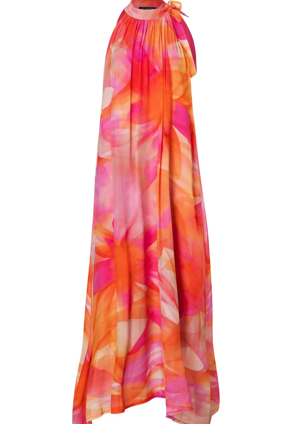 Langes Chiffonkleid Zelia