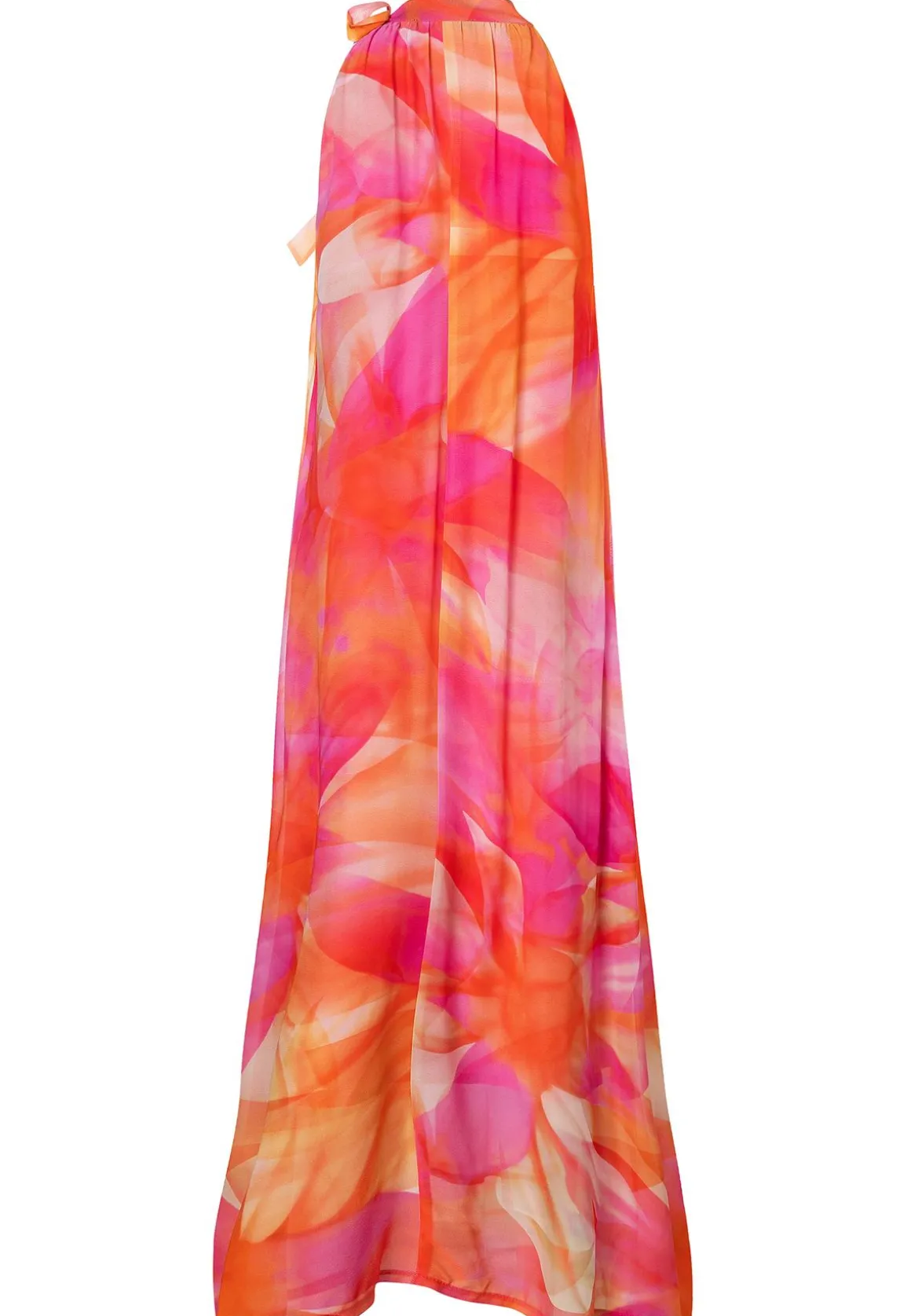 Langes Chiffonkleid Zelia