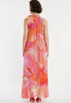 Langes Chiffonkleid Zelia