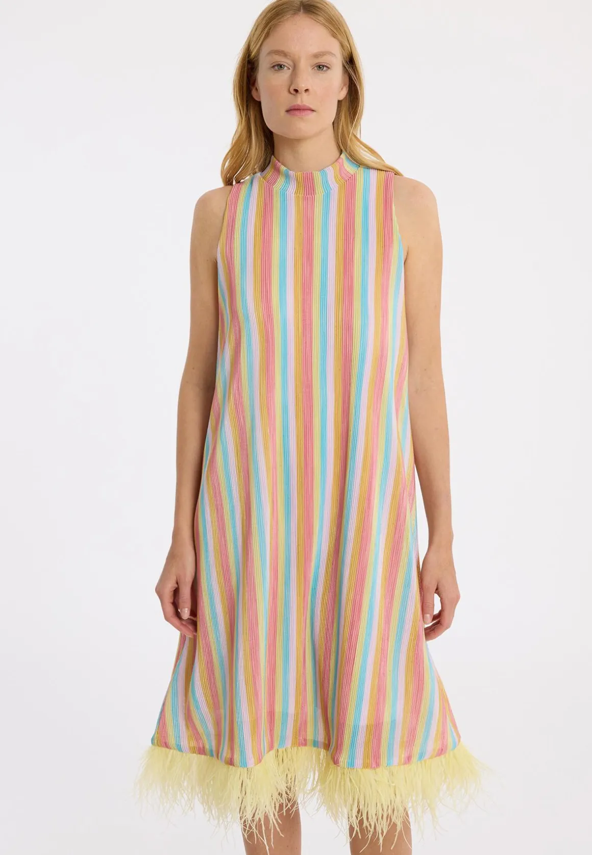 Limitiertes Plisseekleid Lorylis