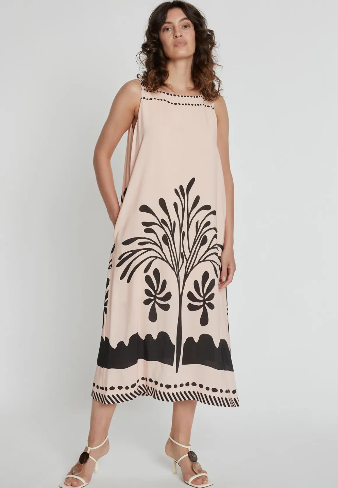 Midikleid Kafmea