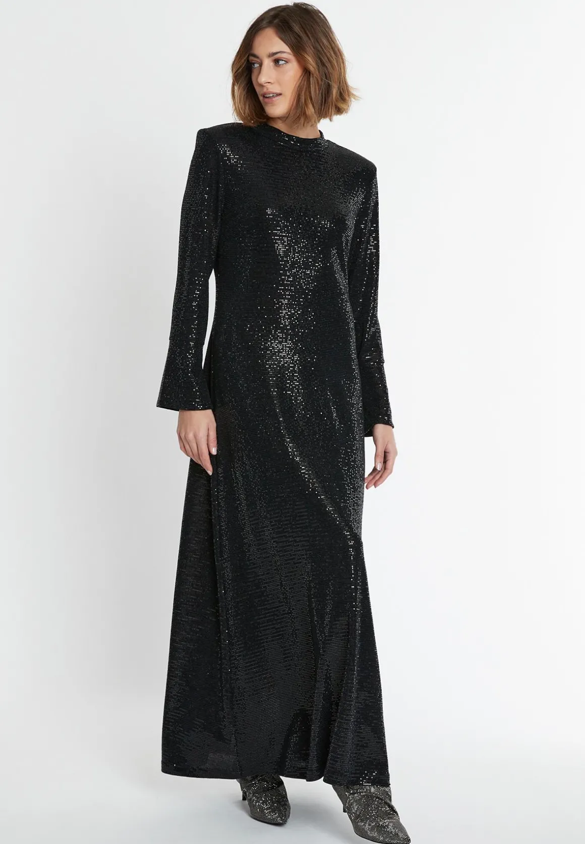 Pailletten Maxikleid Sagata