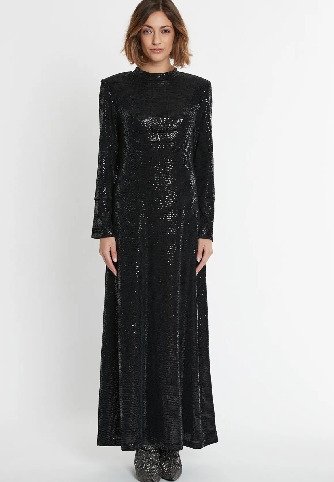 Pailletten Maxikleid Sagata