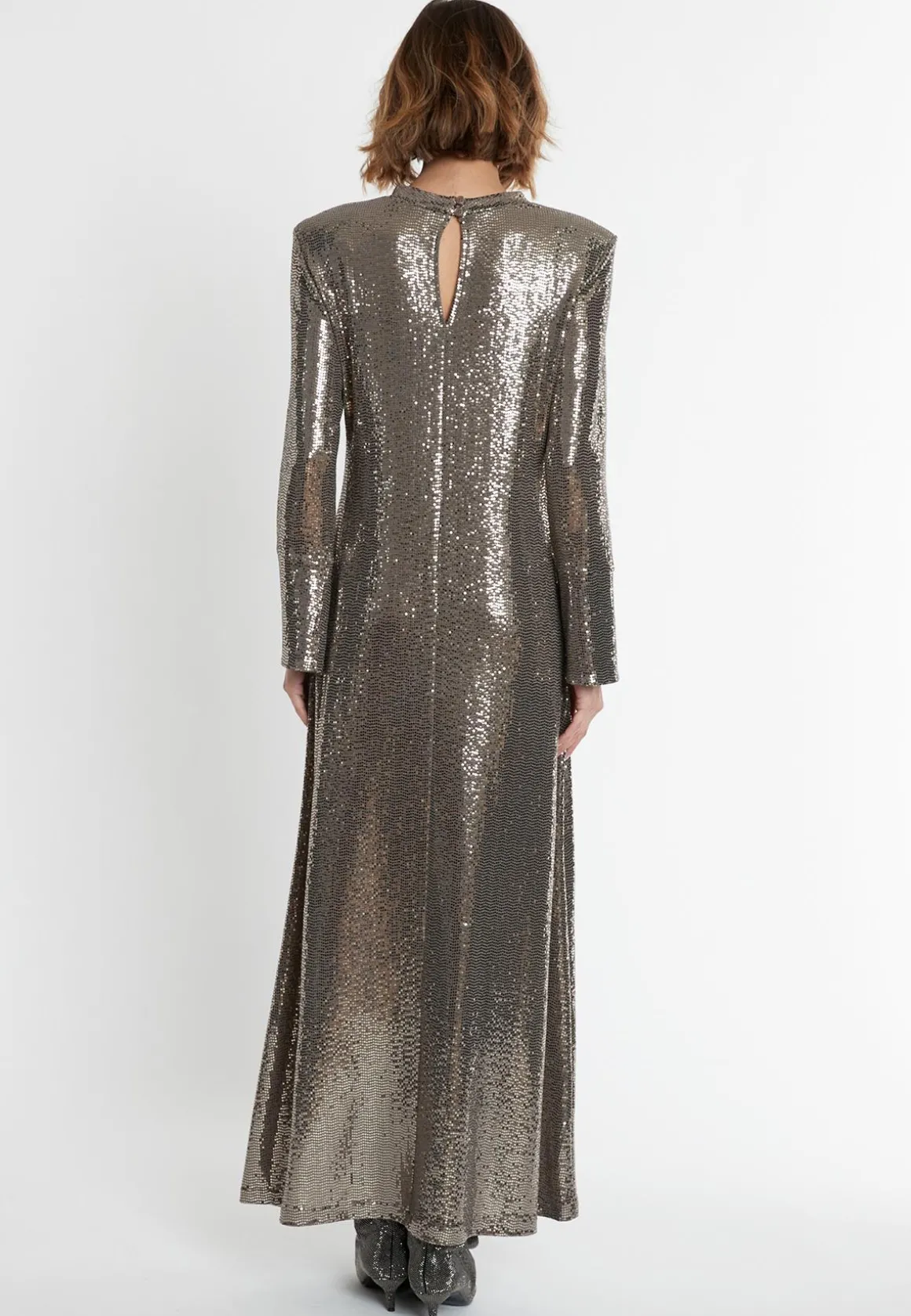 Pailletten Maxikleid Sagaty