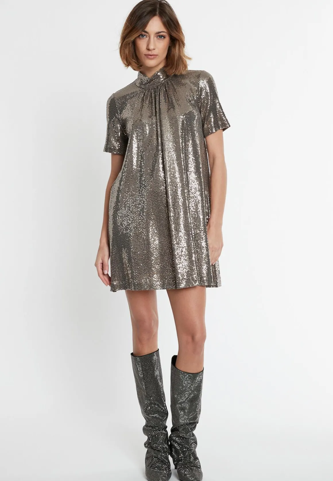Pailletten Minikleid Sagena