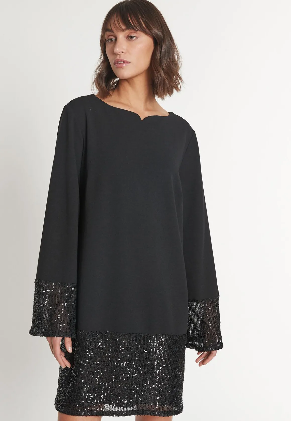 Pailletten Mix Kleid Magola