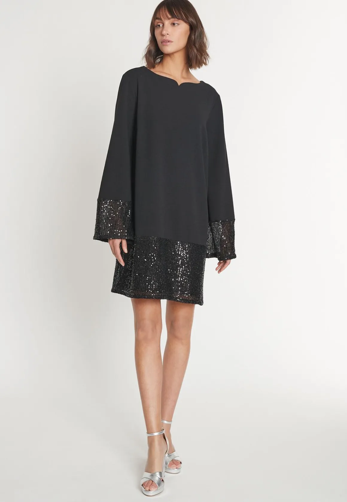 Pailletten Mix Kleid Magola
