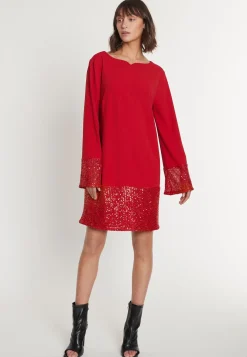 Pailletten Mix Kleid Magosa