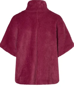 Plüsch-Kurzarm-Pullover Enirea
