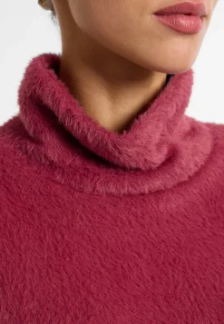 Plüsch-Kurzarm-Pullover Enirea