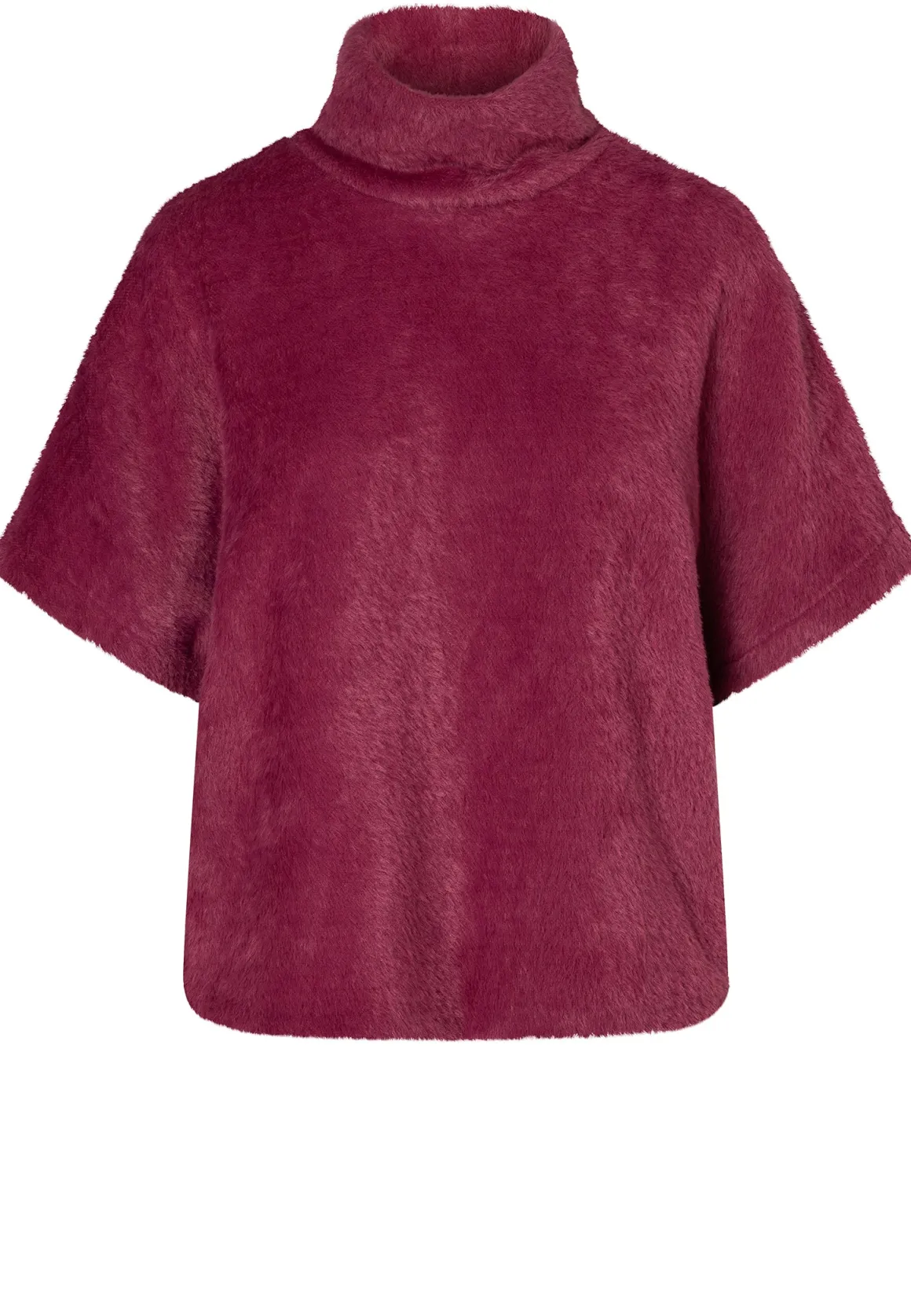 Plüsch-Kurzarm-Pullover Enirea