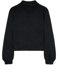Plüsch-V-Pullover Enaya