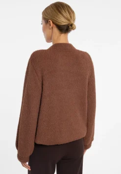 Plüsch-V-Pullover Enayas