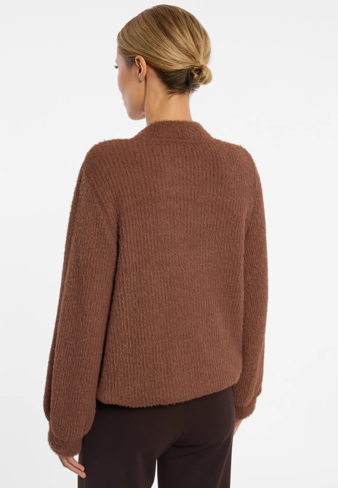 Plüsch-V-Pullover Enayas