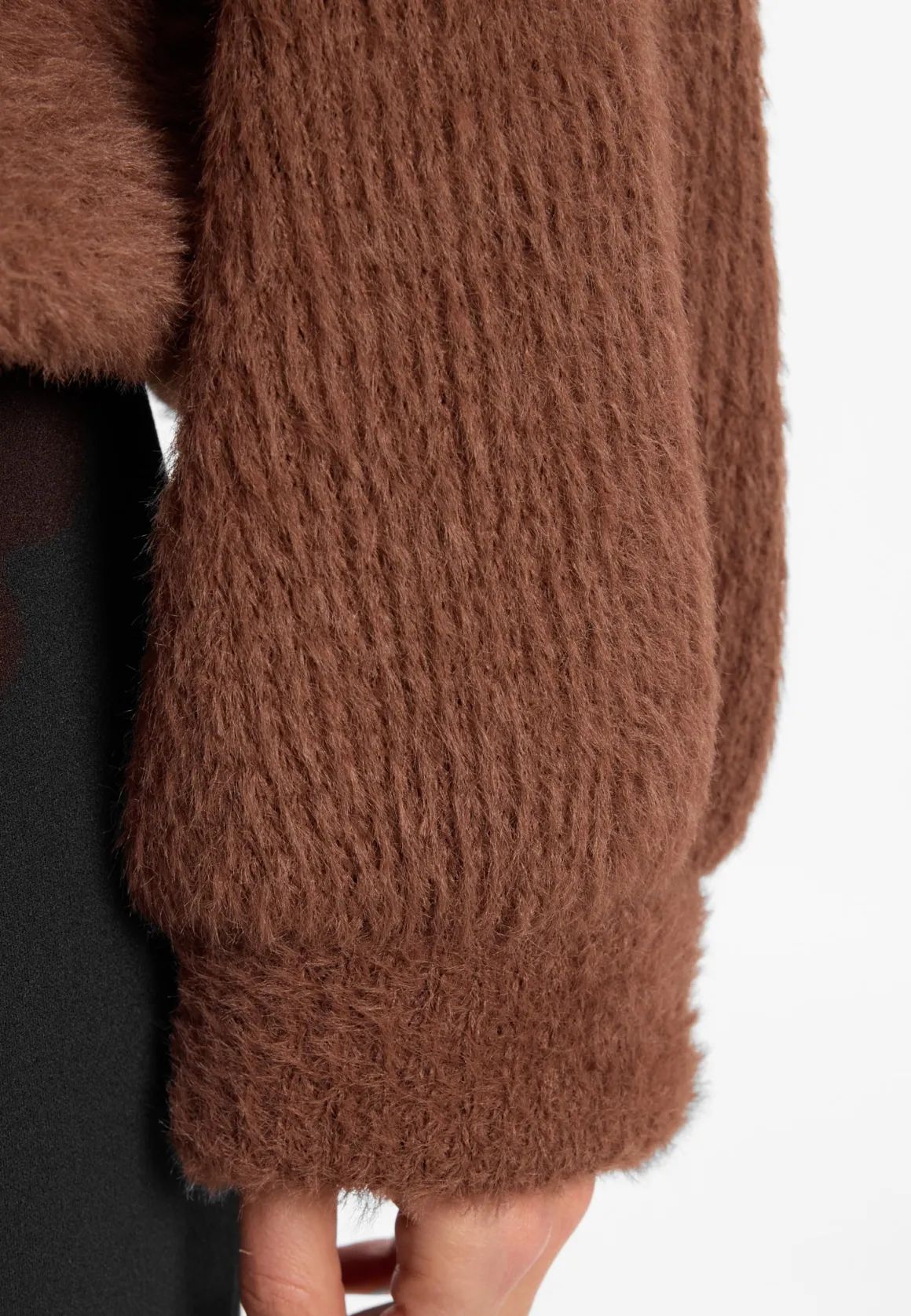 Plüsch-V-Pullover Enayas