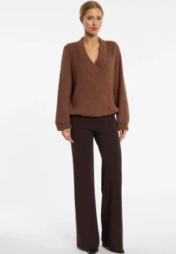 Plüsch-V-Pullover Enayas