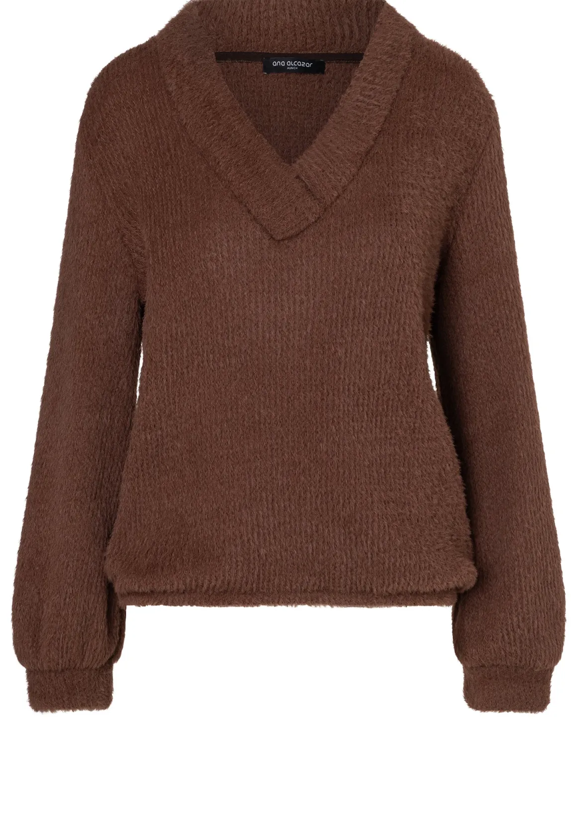 Plüsch-V-Pullover Enayas