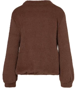 Plüsch-V-Pullover Enayas