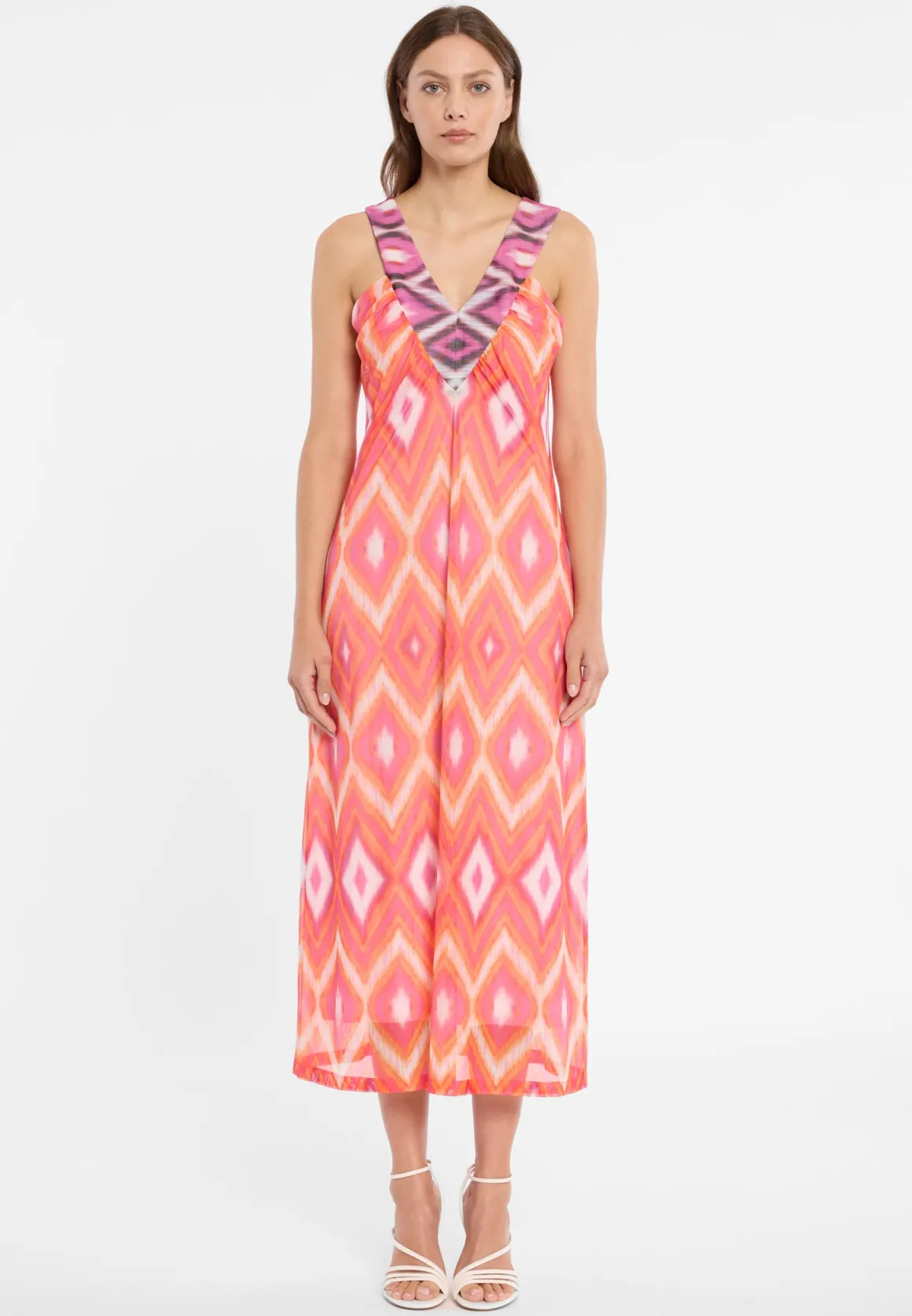 V-Ausschnitt-Kleid Dorelya