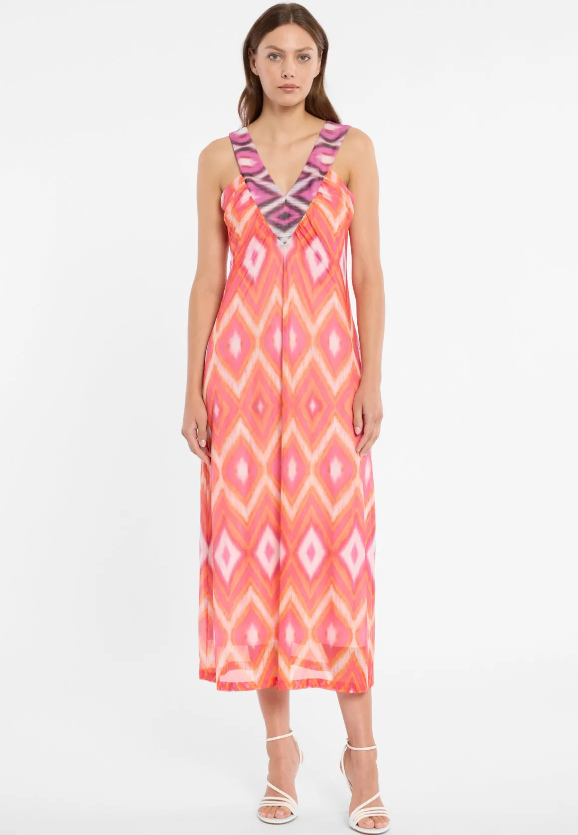 V-Ausschnitt-Kleid Dorelya
